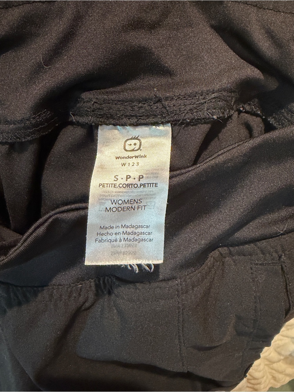 WonderWink Black Utility Jogger Pants - Picture 6 of 7